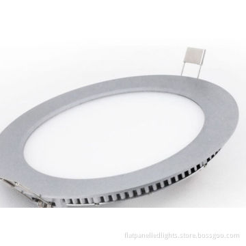 10w Round Epistar Flat Panel Led Lights Cool White Pane Lamps For Hospitals